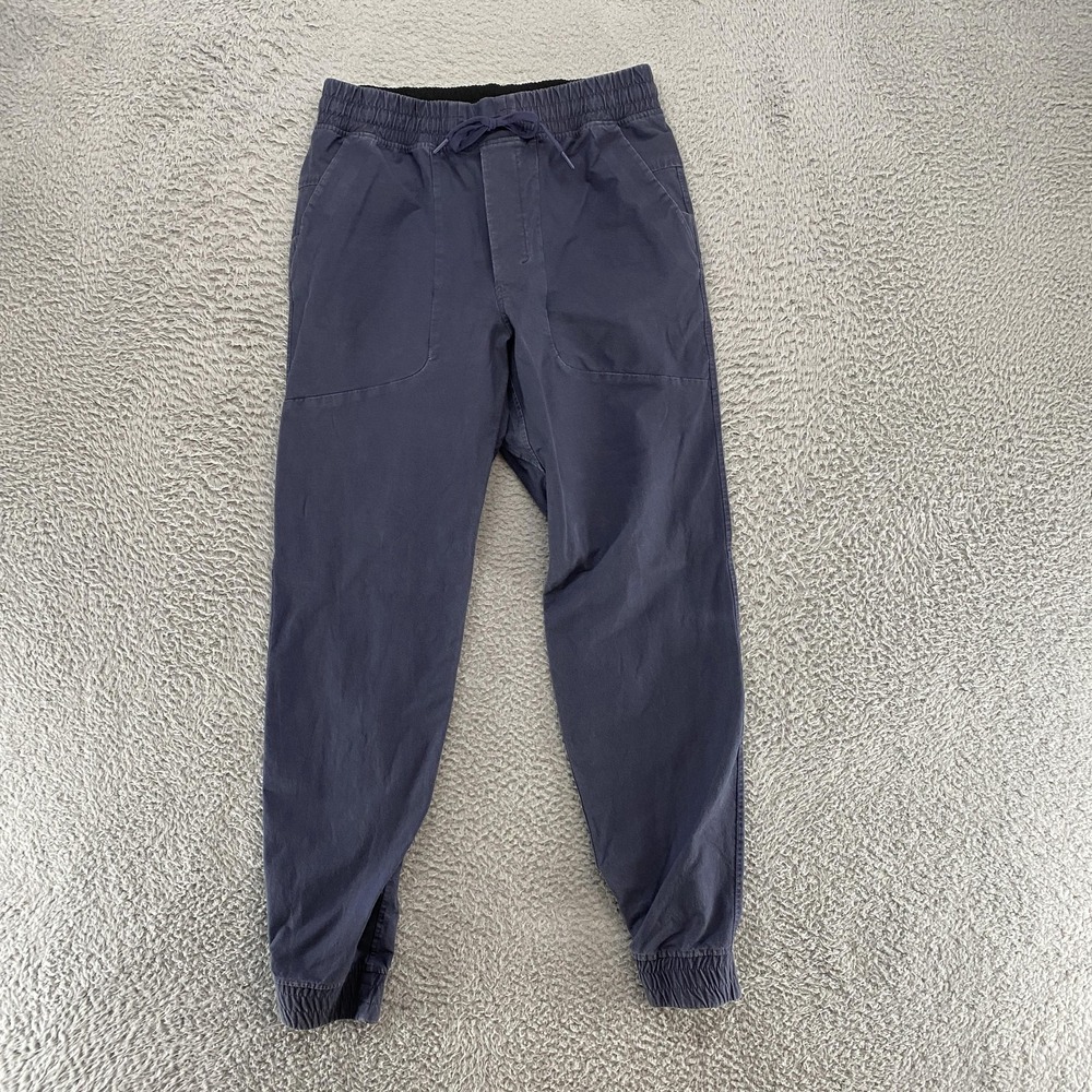 Lululemon ABC Joggers Mens Medium Blue Elastic Cuff Pants‎ Zip Pocket Athletic